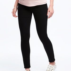 Old Navy RockStar Black Maternity Jeans